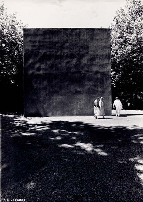 Mauro Staccioli, Muro, Biennale di Venezia 1978, disegno