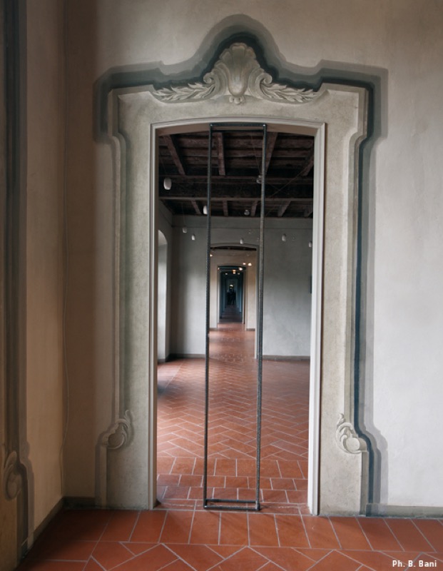 Mauro Staccioli, Omaggio a Leon Battista Alberti, Villa Clerici 2012, foto