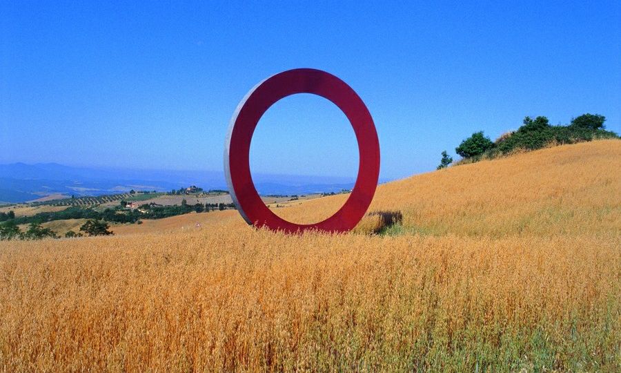 Mauro Staccioli, Anello 1997-2005, Volterra 2009, foto 2