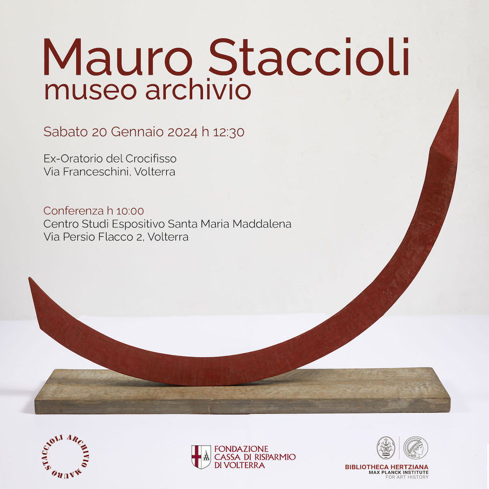 Mauro Staccioli, museo archivio, Volterra, opening