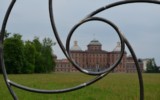 Aruch, 2013, tube-shaped iron Ø800x15 cm, Racconigi 2013, Detail Mauro Staccioli, Aruch, 2013, Racconigi 2013, foto 3