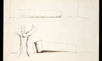 "Spazi d'arte '82 - Art Espaces '82", Villa Gori, Celle - drawing (Box DIS-C_1 Folder 2 Unit 2) Credits Associazione Archivio Mauro Staccioli / Bibliotheca Hertziana – Max-Planck-Institut für Kunstgeschichte, Roma.