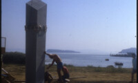 “Tuoro sul Trasimeno ’85”, Campo del sole - slide (Box 12 Folder 1 Unit 59) Credits Associazione Archivio Mauro Staccioli / Bibliotheca Hertziana – Max-Planck-Institut für Kunstgeschichte, Roma.